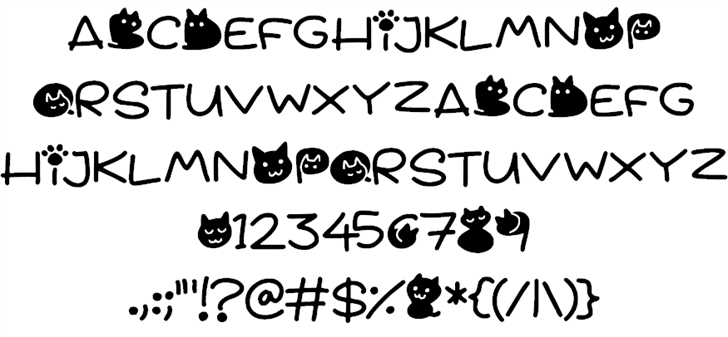 Quiet Meows font插图1