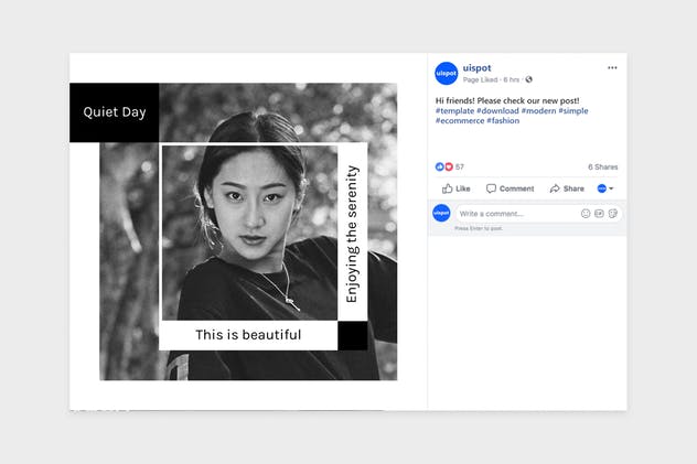 旅行，时尚或生活方式博客自媒体素材v3 Modern Social Media Kit (Vol. 3)插图(3)