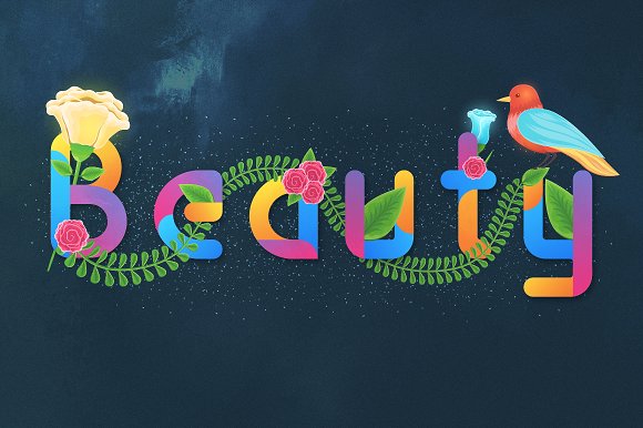 Atmosfhira | Opentype SVG Colorfont插图4