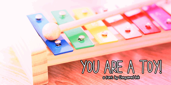You are a TOY font插图 You are a TOY font插图