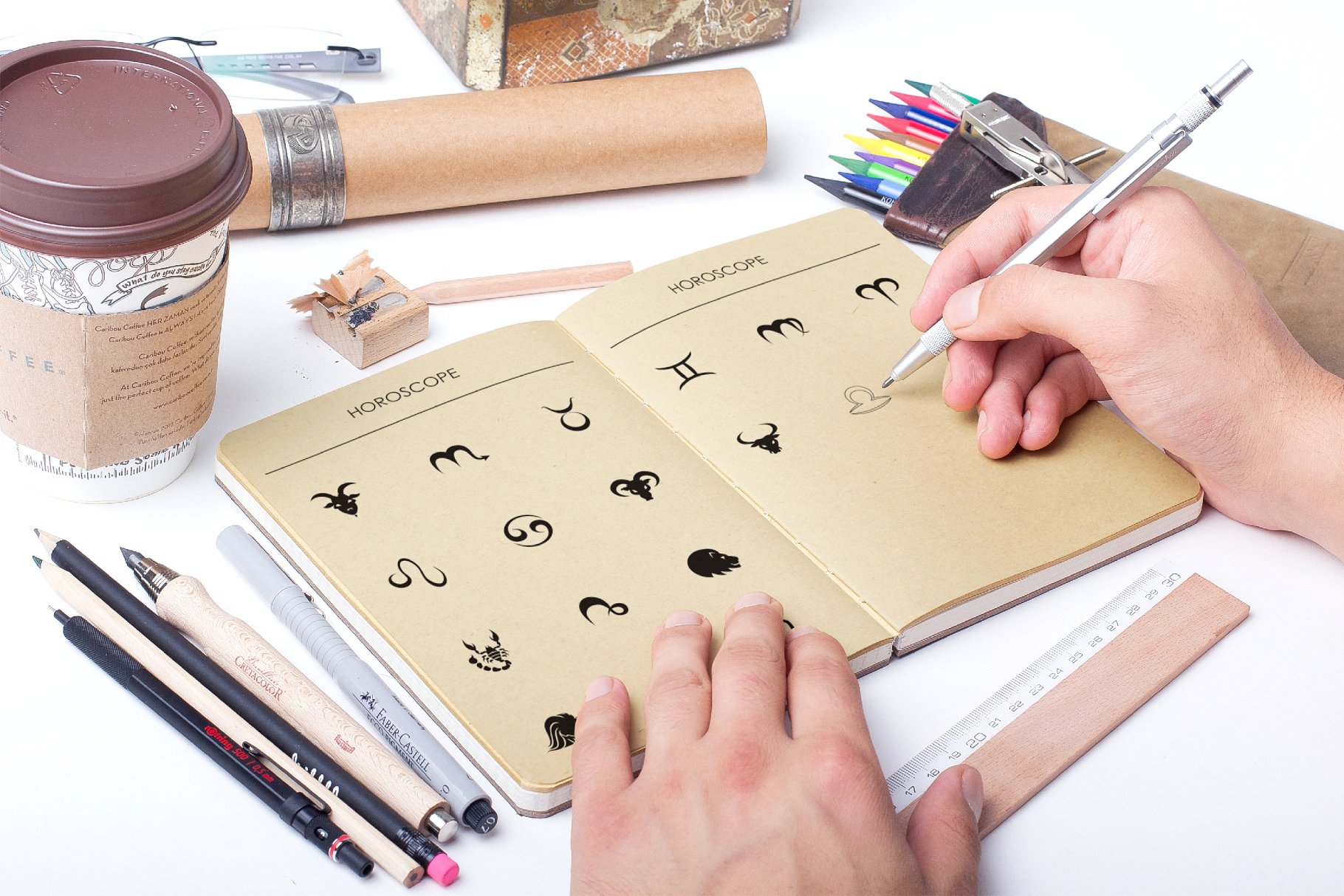 12星座主题图标集 Horoscope icons插图(2)