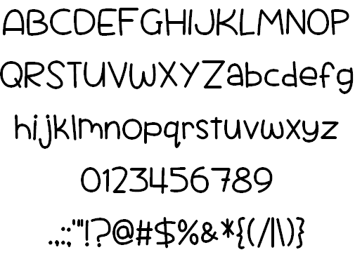 Scrambled Tofu font插图1