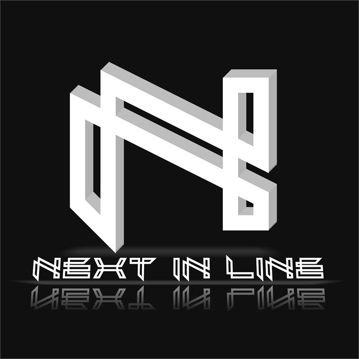 Next In Line font插图