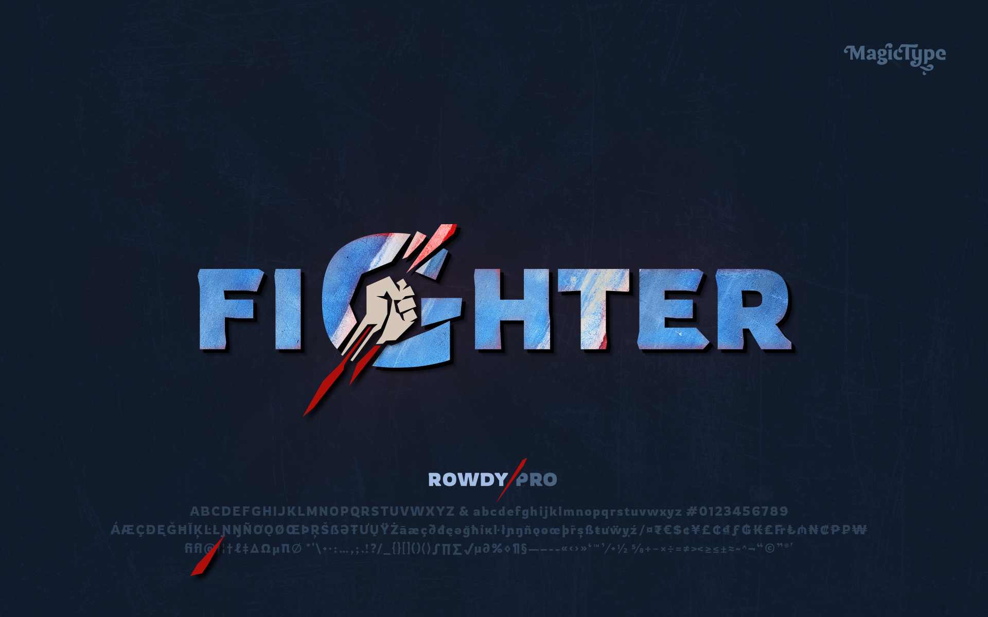 Rowdy Pro Font Family插图6