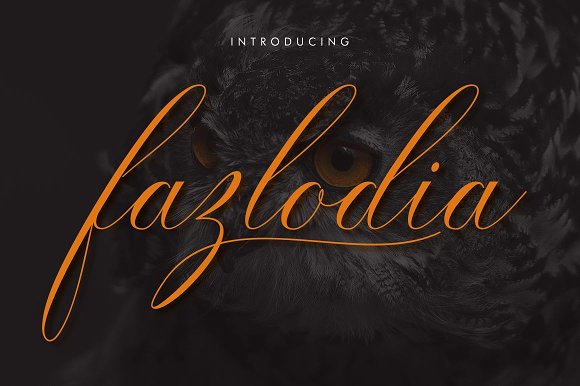 Fazlodia Font插图