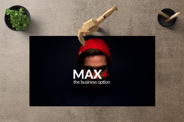 商业模式PPT展示幻灯片模板下载 MAXPLUS Powerpoint Template插图(1)