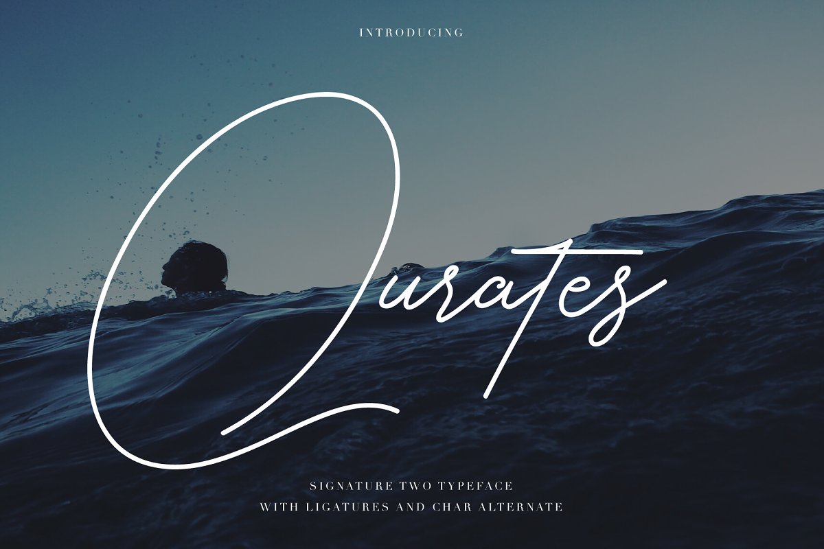 Qurates Signature Two Font插图