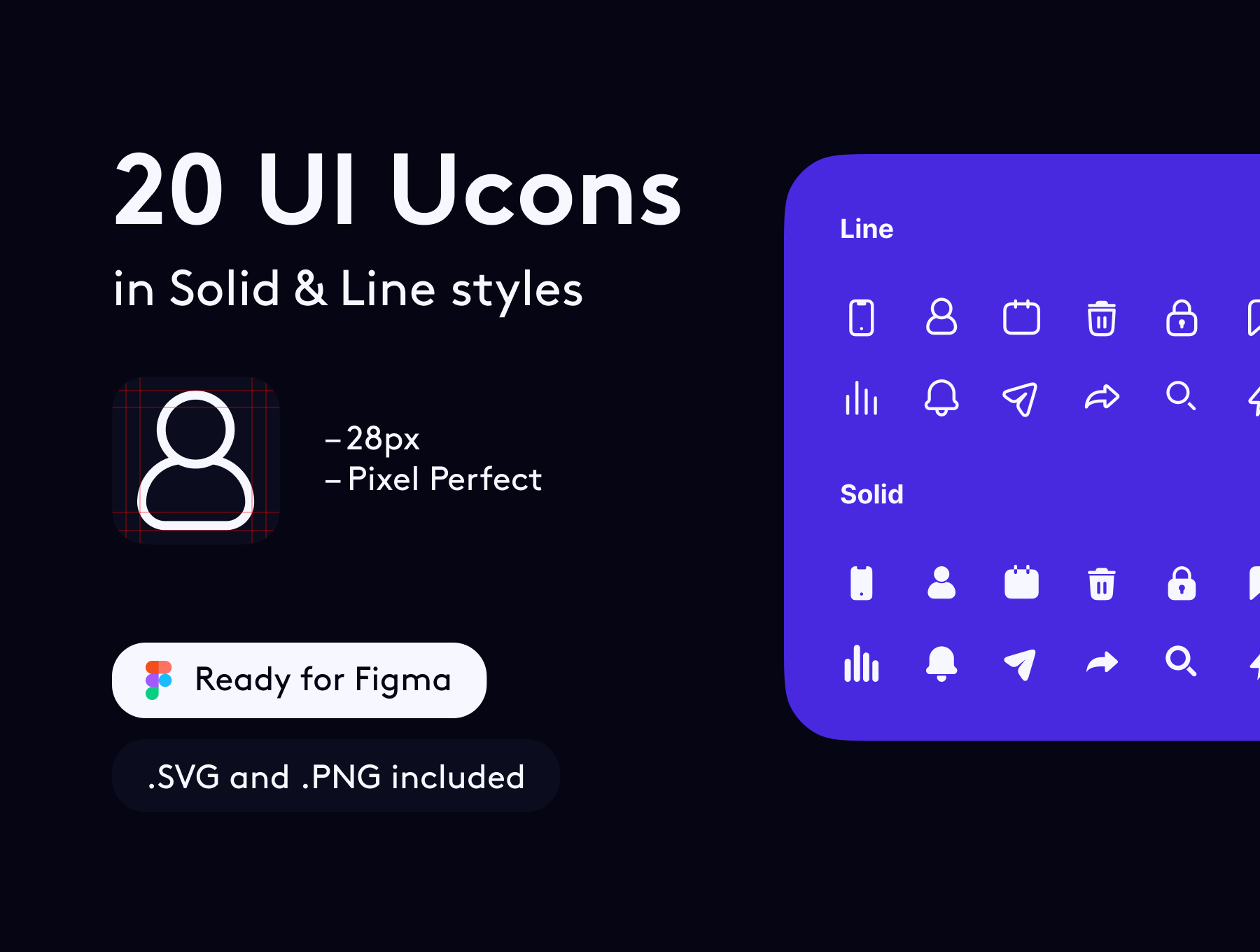 素材库下午茶:20枚适用于Web/APP的UI素材库精选图标集插图(2)