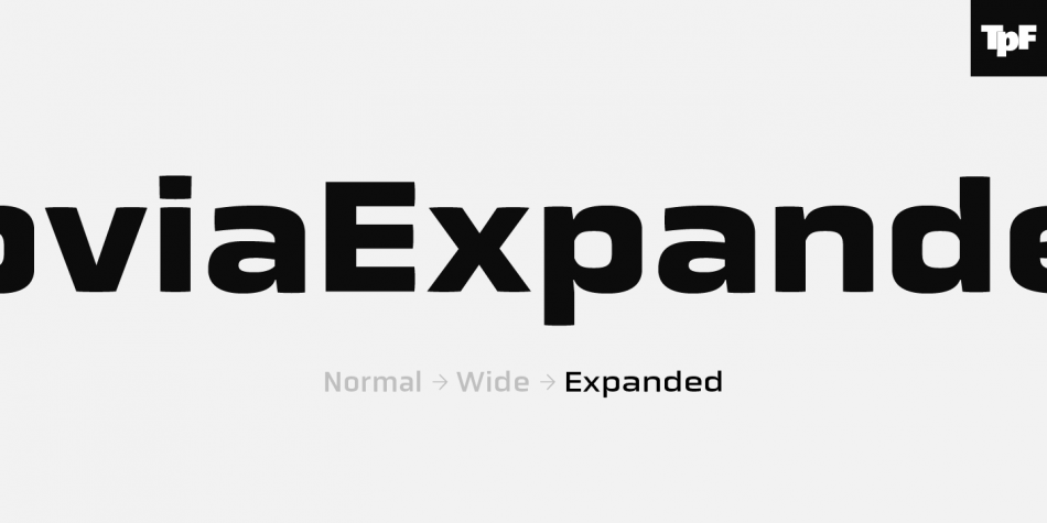 Obvia Expanded Font插图1