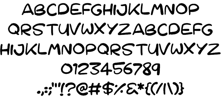 Cartoons 123 font插图1 Cartoons 123 font插图1