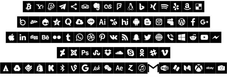 Font Social Colors font插图1