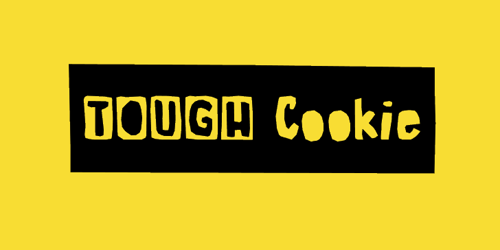 Tough Cookie Three DEMO font插图 Tough Cookie Three DEMO font插图