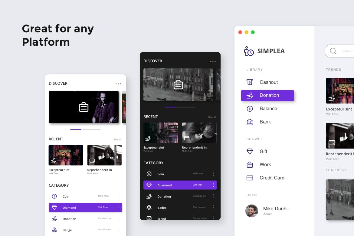 简约设计风格金融主题线性UI图标集 Simplea Line – Finance Icon Set插图(2)