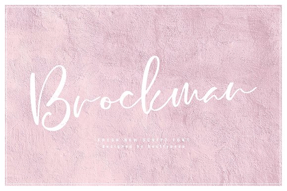 Brockman Font插图