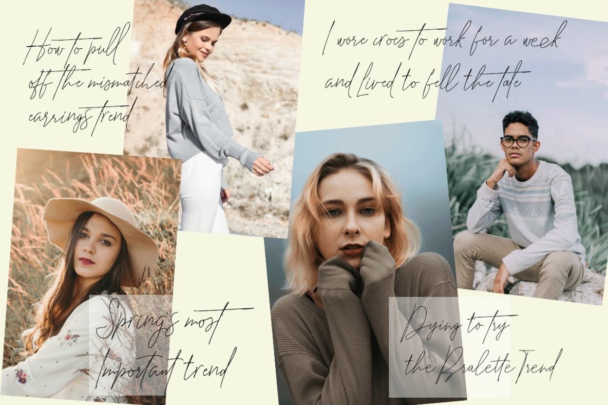 Elegantly & Modest Duo Font Family插图4