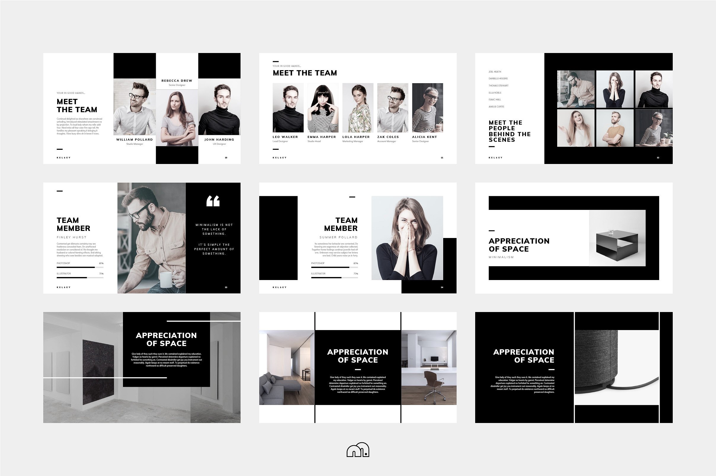 素材库下午茶：高端商务提案质感的keynote设计模板插图(2)