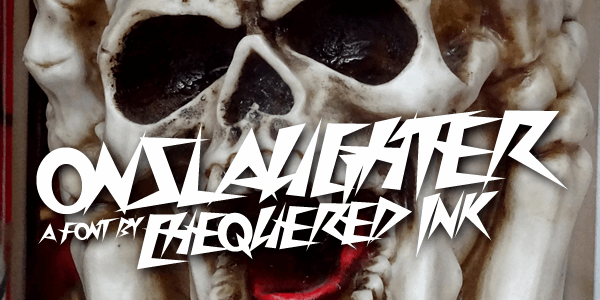 Onslaughter font插图 Onslaughter font插图