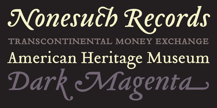 Tribute Font Family插图3