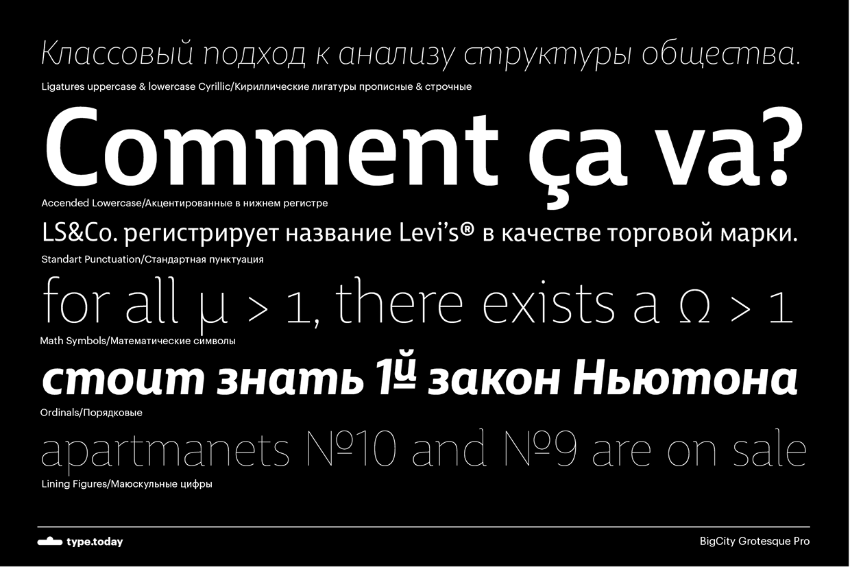 BigCity Grotesque Pro Font Family插图7