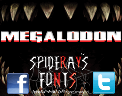 MEGALODON font插图 MEGALODON font插图