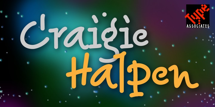 Craigie Halpen Font Family插图