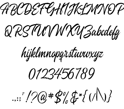 Heavenly font插图2 Heavenly font插图2