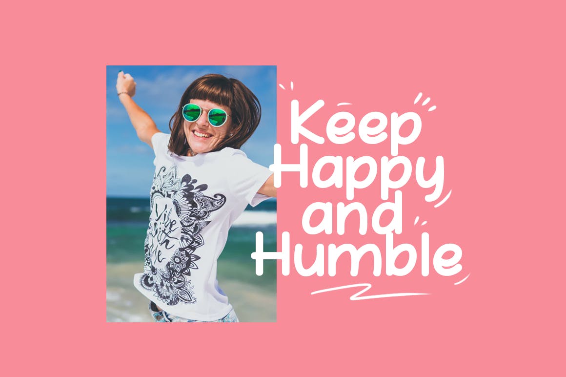 甜蜜可爱风格英文无衬线装饰设计字体 Hey Fun插图(3)