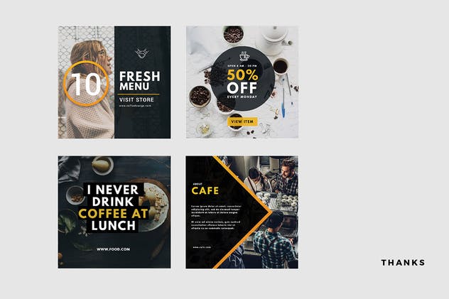 社交媒体新媒体Banner广告模板v01 Social Media Banners 01插图(2)