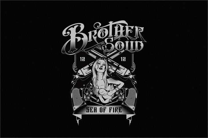 Cester Shire font插图2