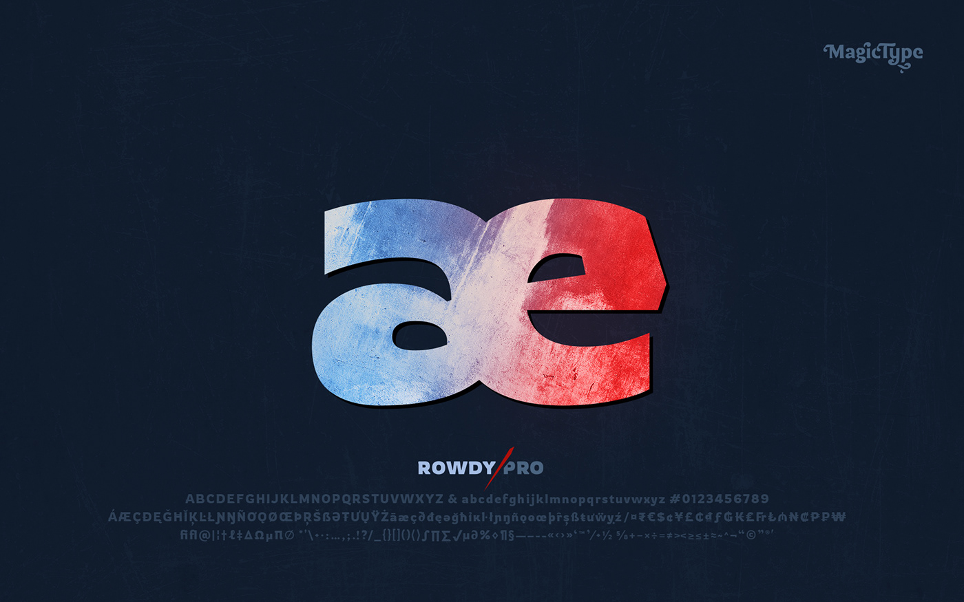 Rowdy Pro Font Family插图7