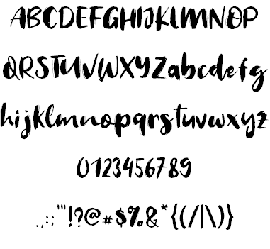 Welcome 2019 font插图1