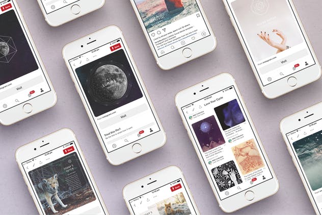 美丽多用途易用Pinterest模板素材库精选 LUMINA Pinterest Pack插图(8)
