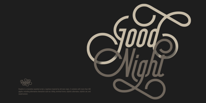 Brayline Font插图2