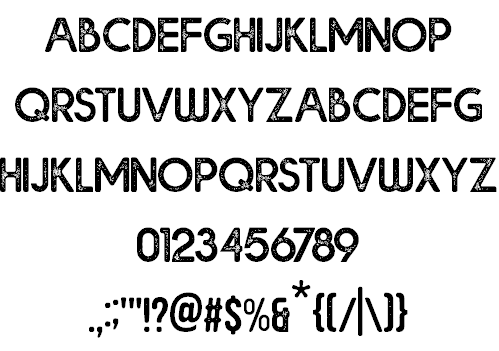 Bolde Rough font插图3 Bolde Rough font插图3