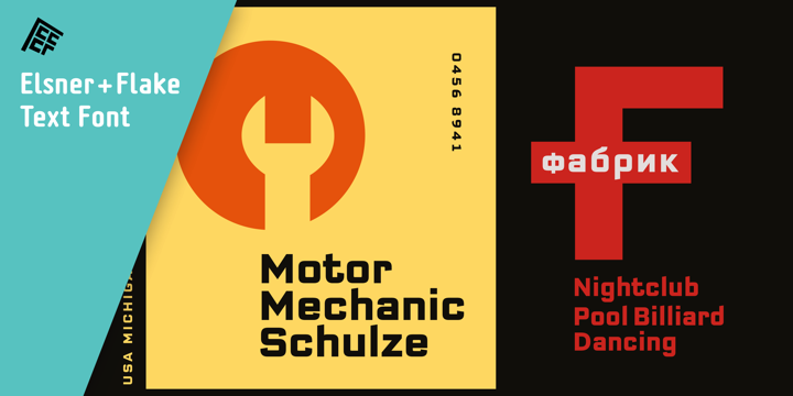 Bank Sans EF Font Family插图3