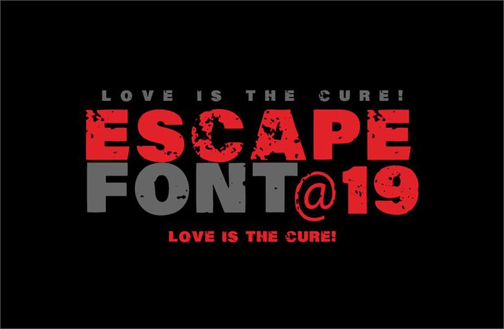 Vtks Escape font插图