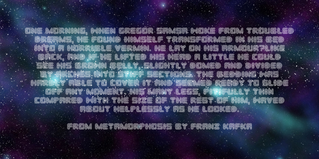 Cosmology Font插图4