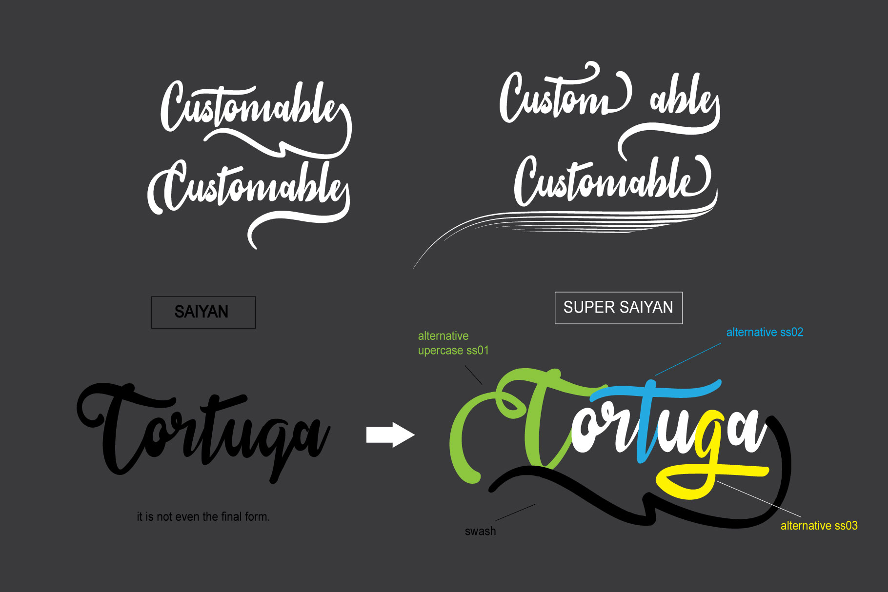 sail tortuga Font插图1
