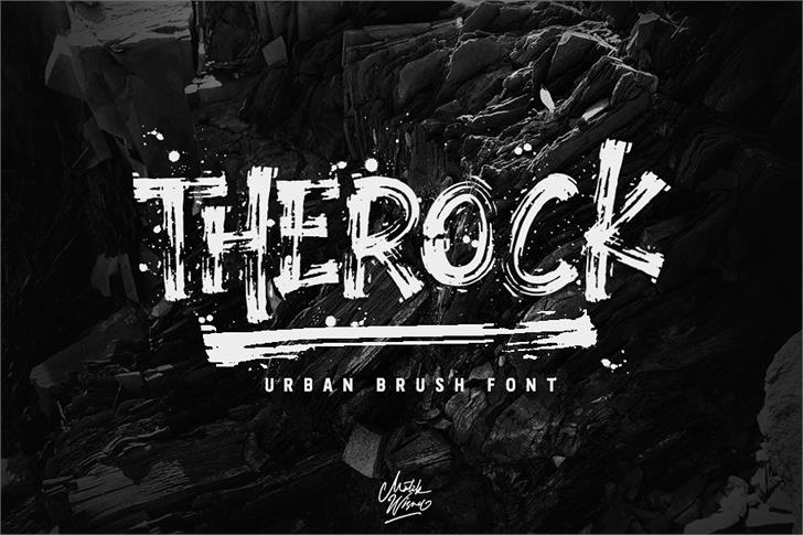 THEROCK font插图3 THEROCK font插图3