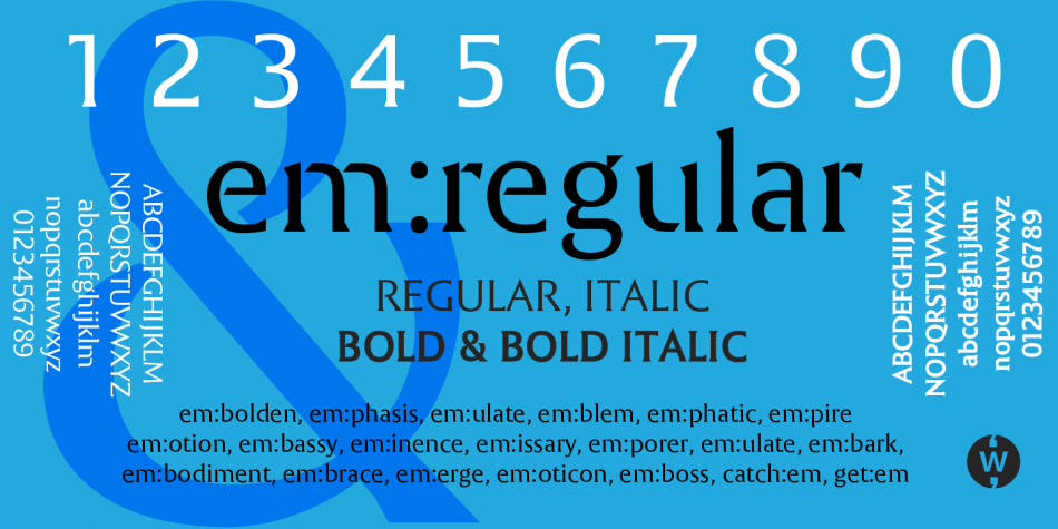 EM Font Family插图1