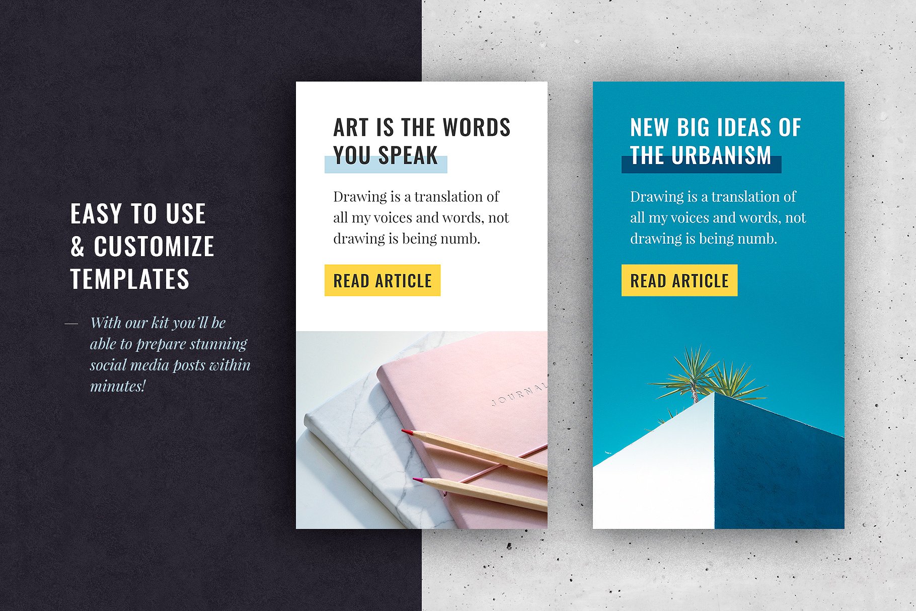 Instagram社交故事电商促销广告模板素材库精选 Everyday Instagram Templates插图(4)