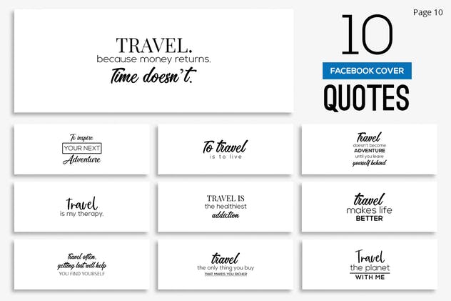 200款Facebook封面引语设计模板素材库精选 200 Facebook Cover Quotes插图(10)