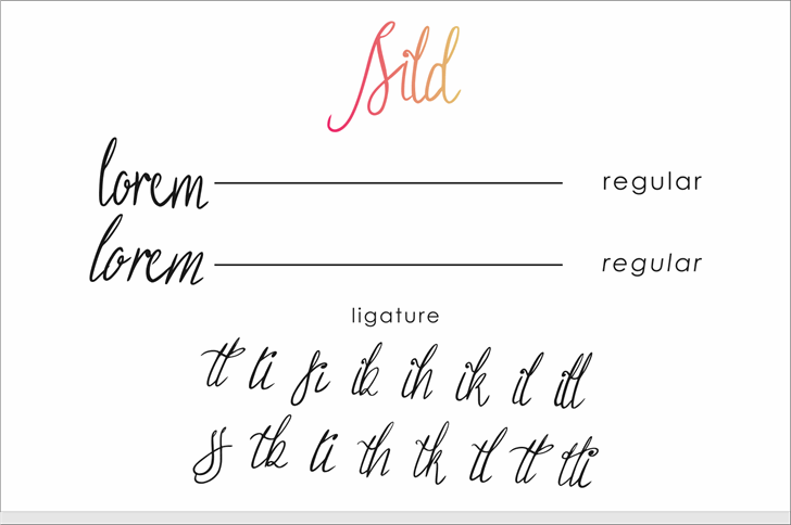 Sild font插图16