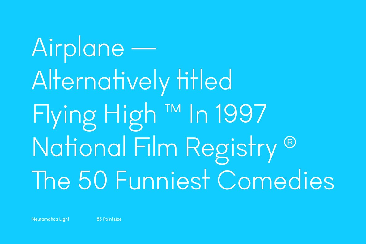 TG Neuramatica Font Family插图5