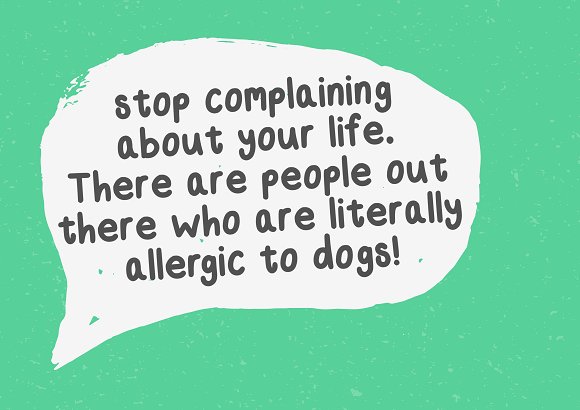 Nice – A Simple Handwriting Font插图4