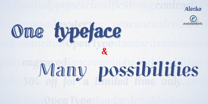 Alecko Font Family插图1