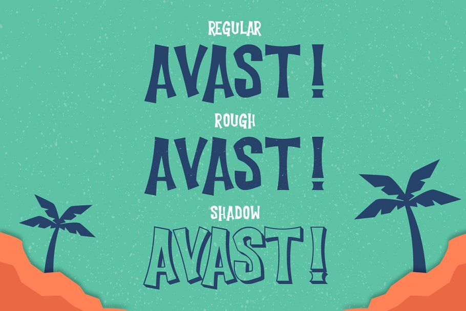 Cutlass Typeface + Bonus Font插图3