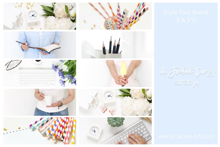 社交媒体贴图模板素材库精选大合集 Big Social Media Bundle插图(3)