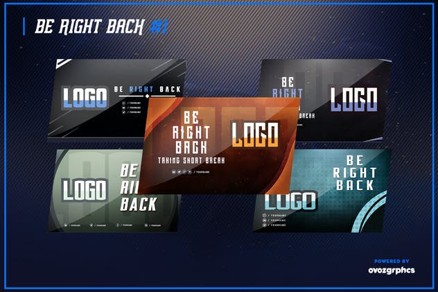 多用途常网站见页面模板素材库精选合集 Twitch Layout Bundle插图(3)