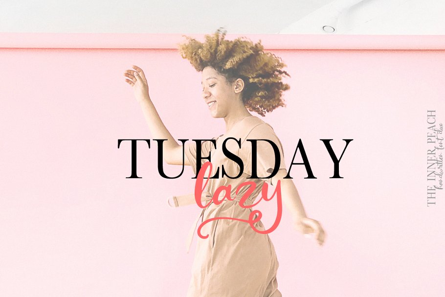 The Inner Peach | Font Duo插图2